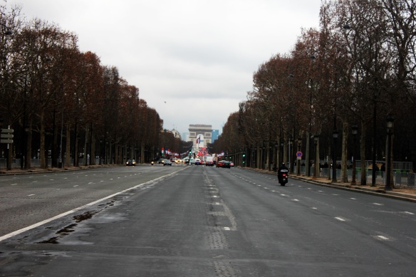 Champs-Élysées and the Arc de Triomphe